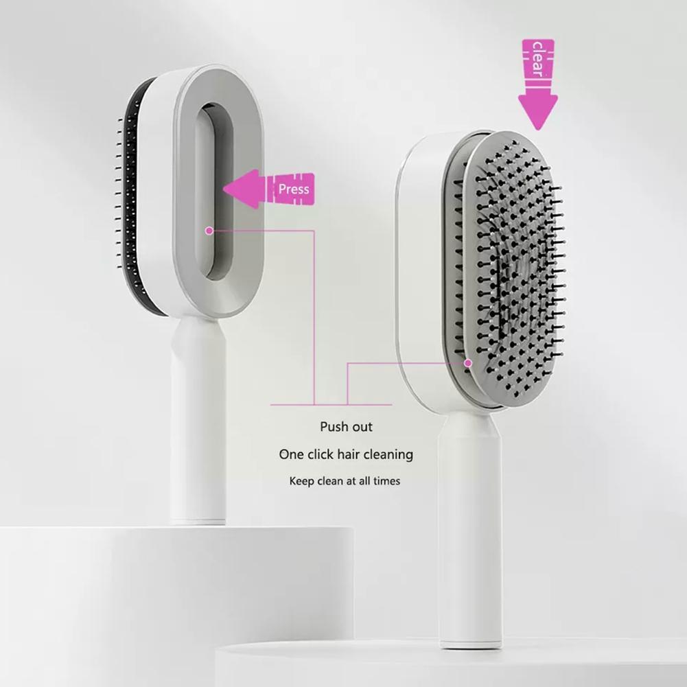 Spazzola Donna 3D per Crescita Capelli – Autopulente e Massaggiante