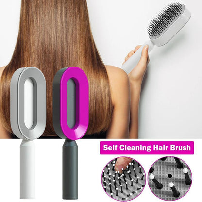 Spazzola Donna 3D per Crescita Capelli – Autopulente e Massaggiante