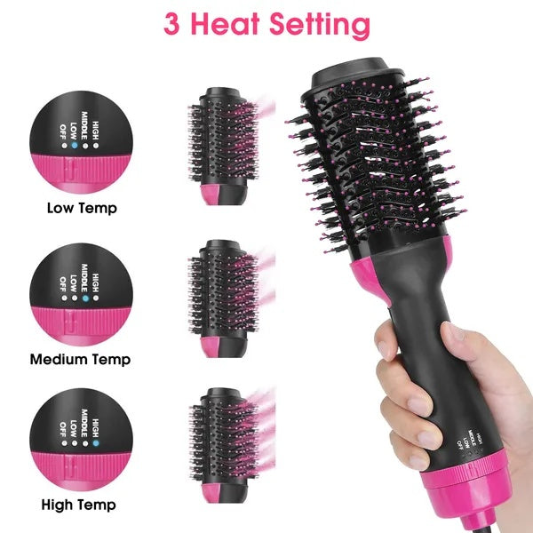 Spazzola Elettrica 4 in 1: Asciugacapelli, Volumizzante e Styler