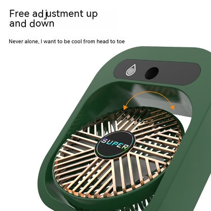 Ventilatore Portatile Rinfrescante USB con Nebulizzatore e Umidificatore
