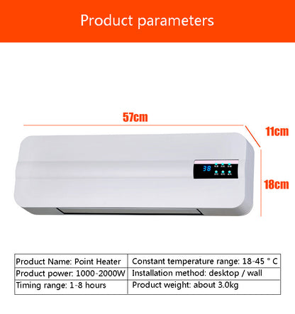 Termoventilatore da Parete Impermeabile per Bagno e Casa