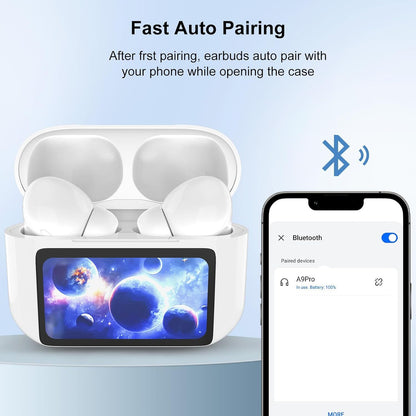 Auricolari Wireless Bluetooth 5.4 con Touch e Cancellazione Rumore