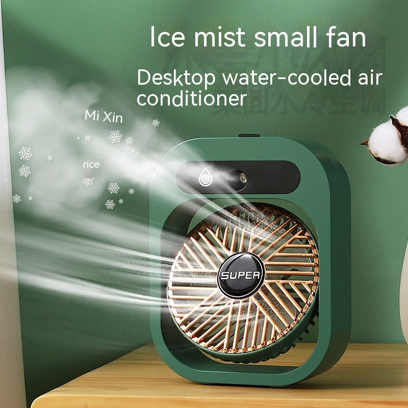 Ventilatore Portatile Rinfrescante USB con Nebulizzatore e Umidificatore