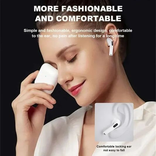 Auricolari Bluetooth Pro4 – Cuffie Wireless Mini Sportive con Microfono, Ideali per Musica, Compatibili con iPhone, Xiaomi, Huawei, Redmi