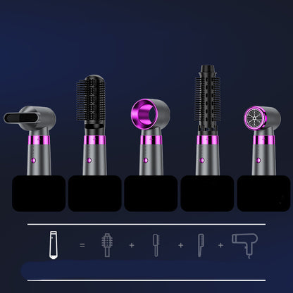 Hair Dryer 5 in 1 con Funzione Arricciacapelli Automatica