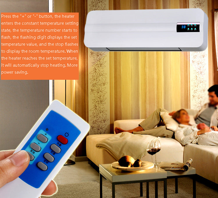 Termoventilatore da Parete Impermeabile per Bagno e Casa