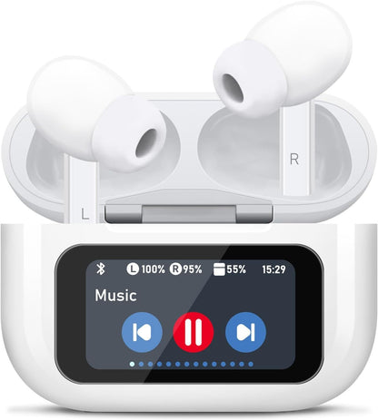 Auricolari Wireless Bluetooth 5.4 con Touch e Cancellazione Rumore