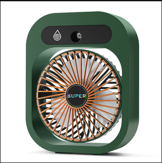 Ventilatore Portatile Rinfrescante USB con Nebulizzatore e Umidificatore